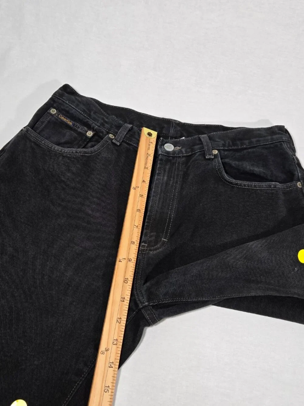 U.S.A Vintage Y2K 90s CALVIN KLEIN Black Embroidery 